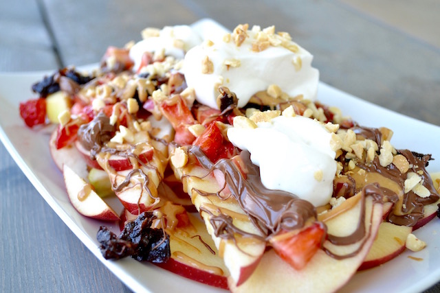 apple nachos