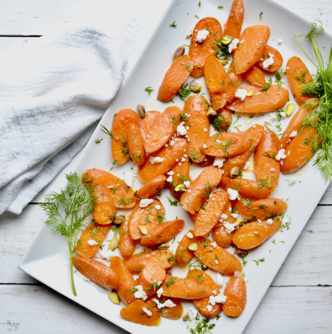 roasted carrots with dill