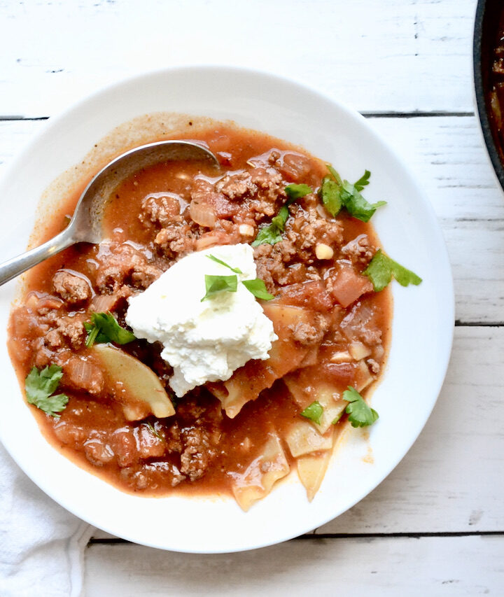 lasagna soup