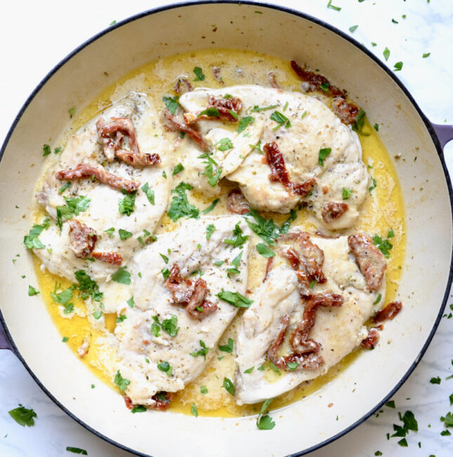 creamy sundried tomato chicken