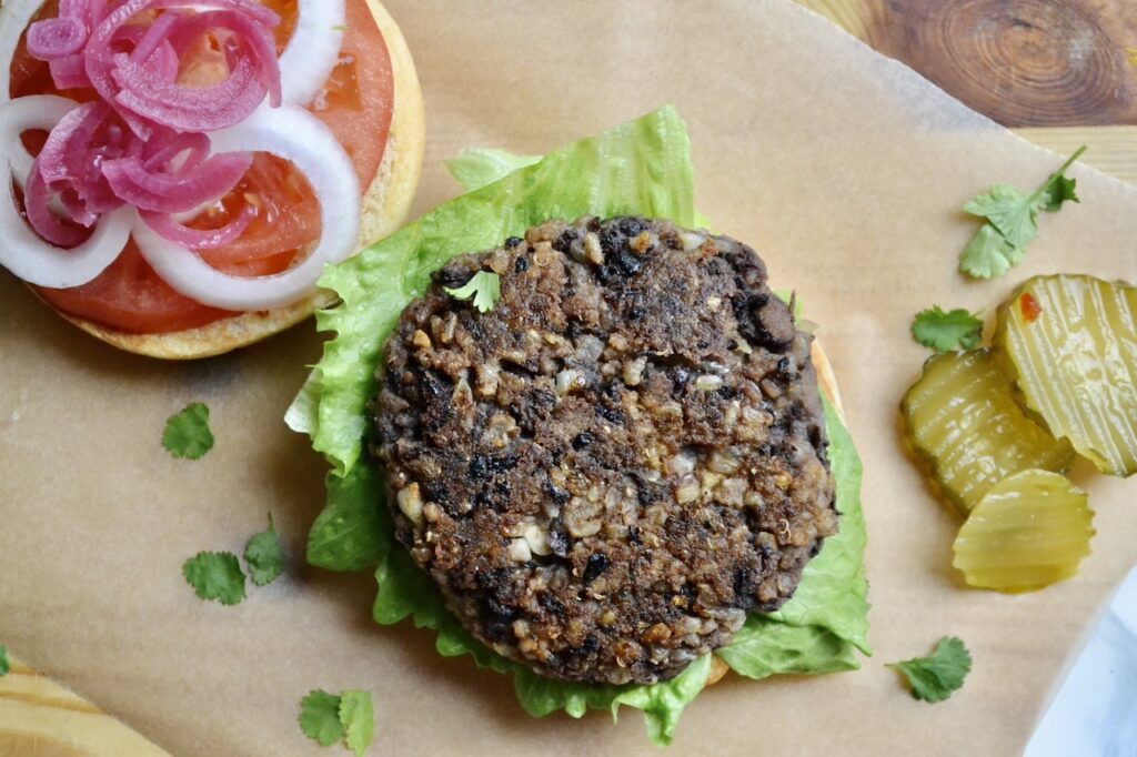 black beans and quinoa