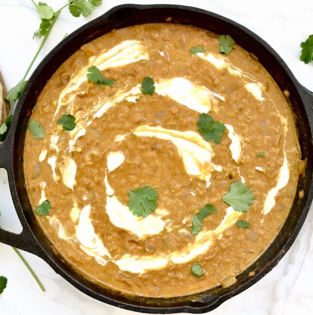 red lentil dal