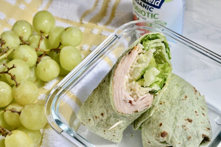 easy chicken caesar wrap