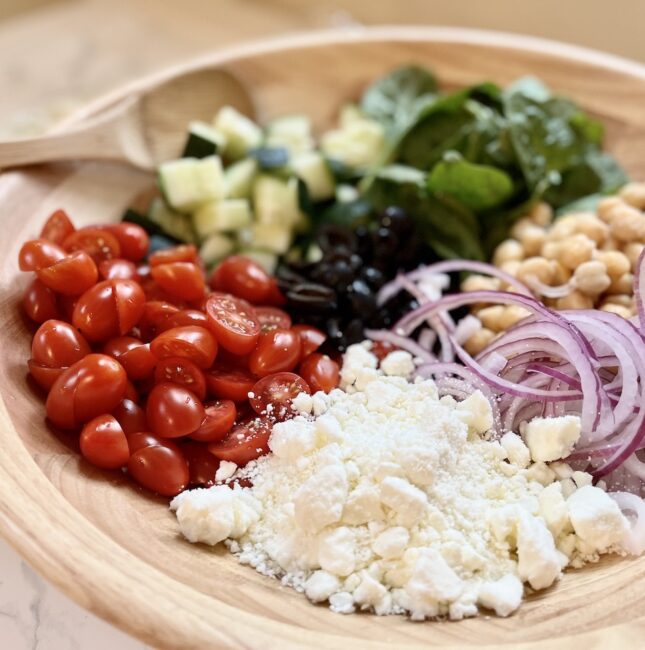 med chickpea salad