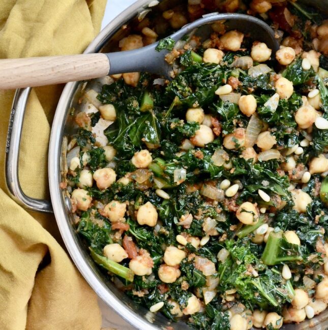 chickpeas and kale 1