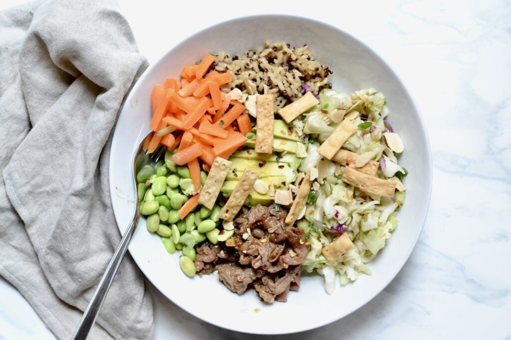 asian beef bowls