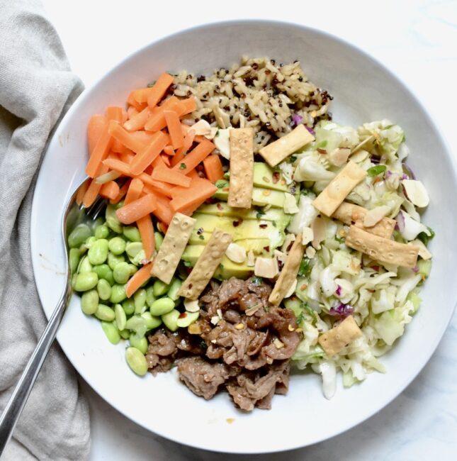 asian beef bowls
