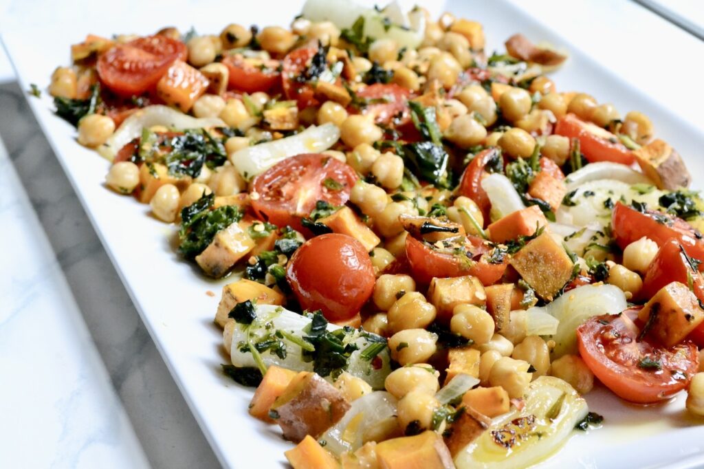 roasted Mediterranean vegetables