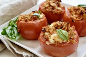 Caprese Stuffed Tomatoes