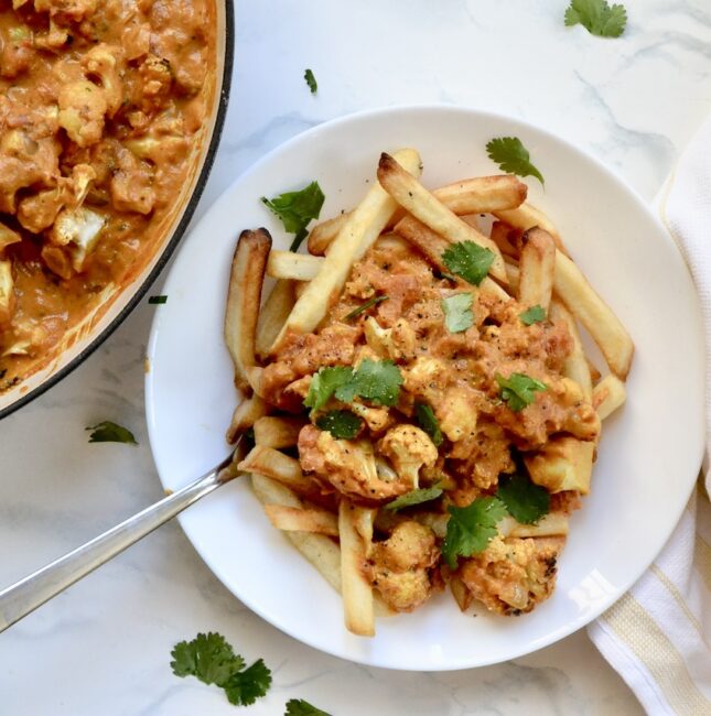 cauliflower curry fries