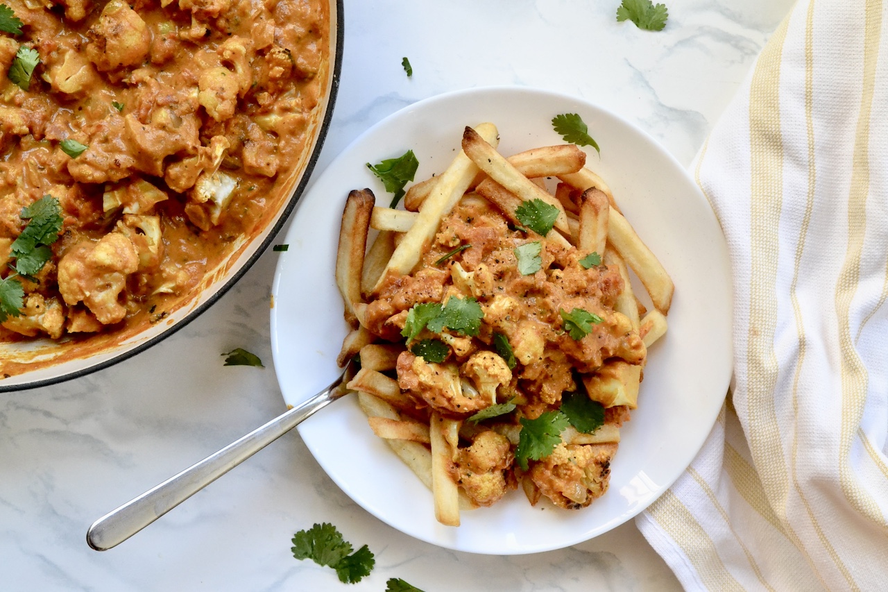 cauliflower curry fries