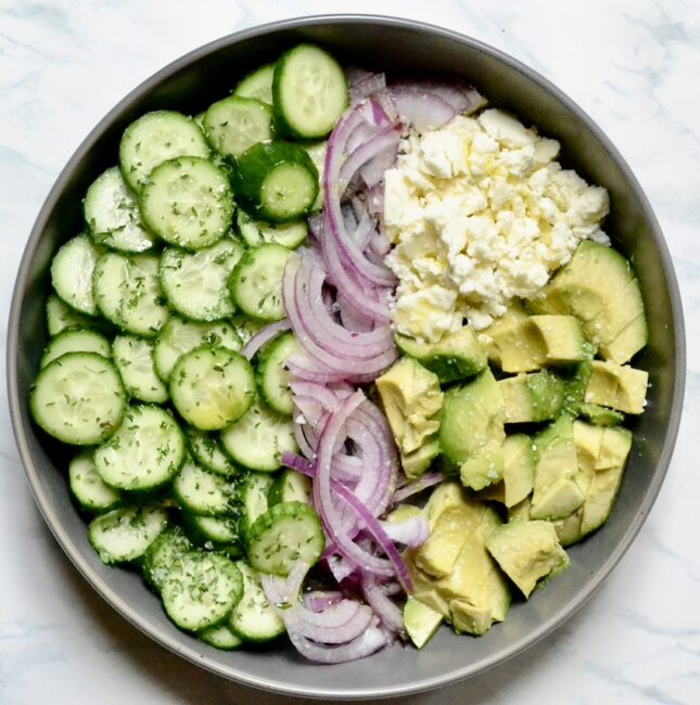 cucumber summer salad