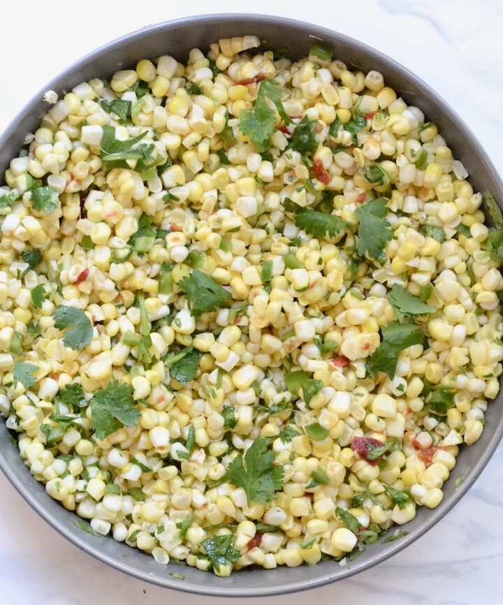 fresh tex-mex corn salad