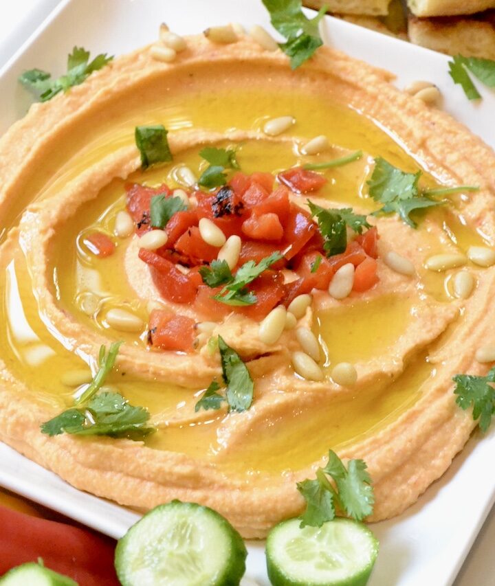 roasted red pepper hummus