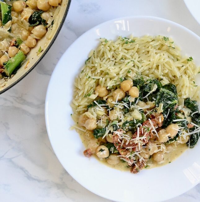 Creamy Sundried Tomato, Kale & Chickpeas
