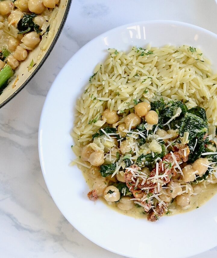 Creamy Sundried Tomato, Kale & Chickpeas