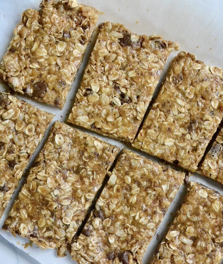 Chocolate, Peanut Butter & Oat Energy Bars