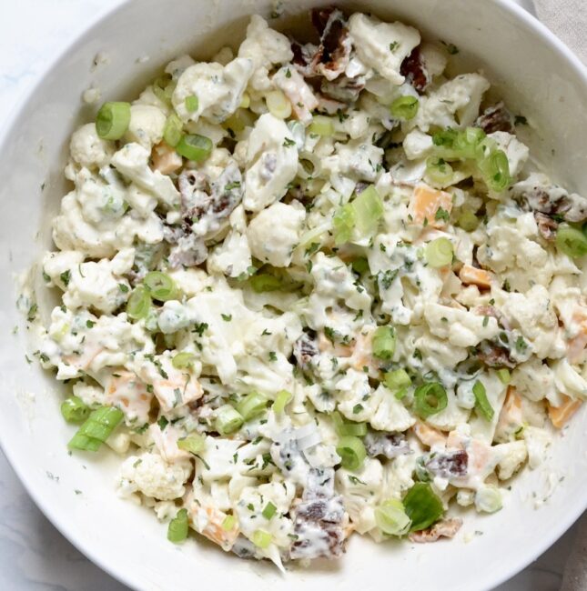 Loaded Cauliflower Salad