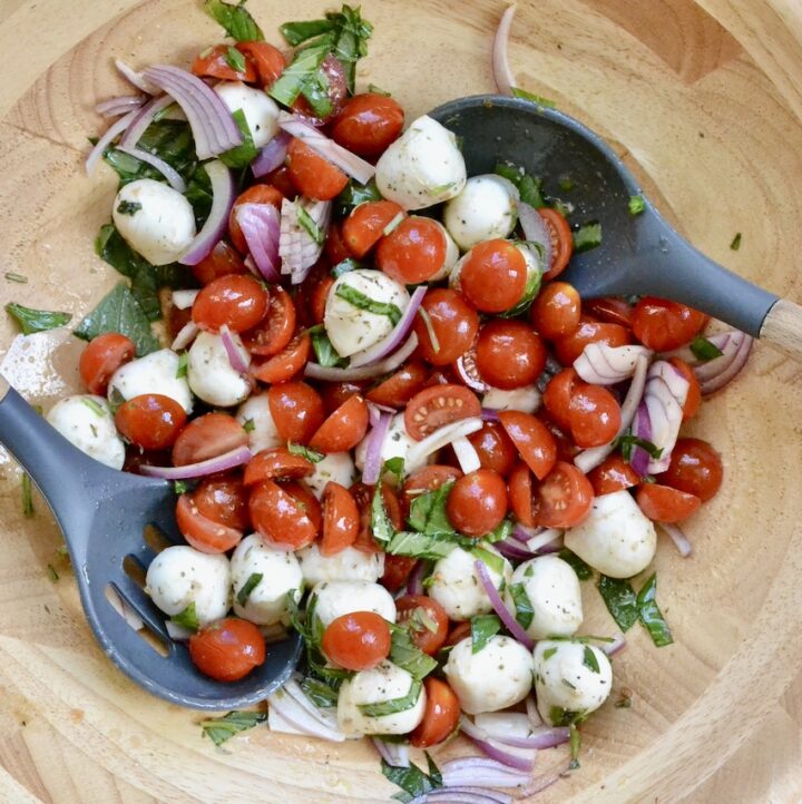 Caprese with a kick salad