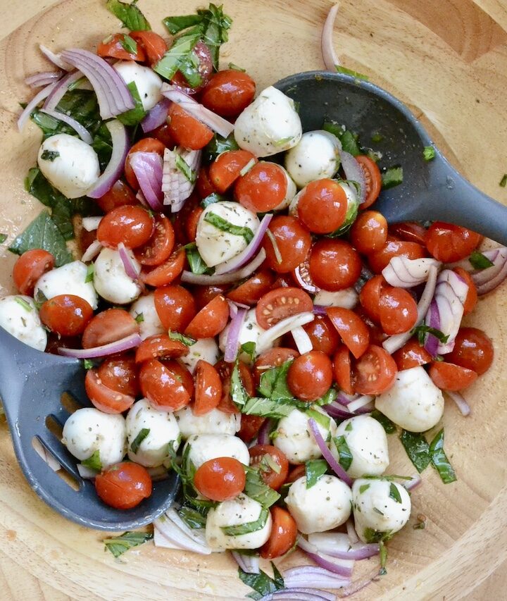 Caprese with a kick salad